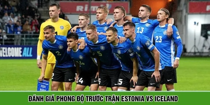 Thông tin phong độ trận đấu Estonia và Iceland
